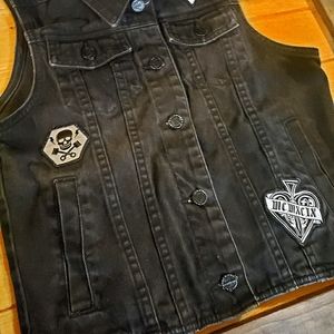 Metal Mulisha Denim Biker Vest